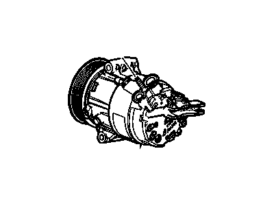 2007 Saturn Vue A/C Compressor - 15922970