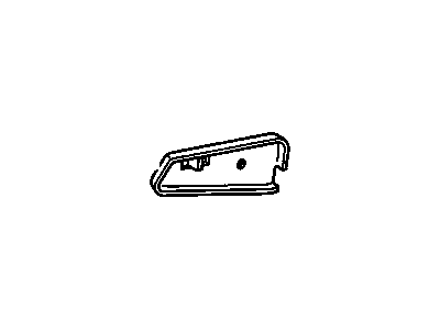 GM 10250913 Bezel Assembly, Front Side Door Inside Handle *Graphite
