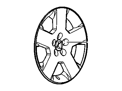 Saturn Aura Wheel Cover - 9597585