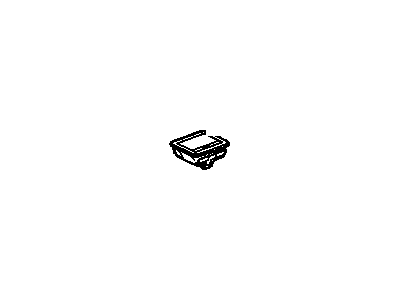 GM 25993253 Latch Assembly, Rear Compartment Stowage Tray Door *Ebony