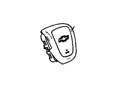 GM 42679116 Airbag Assembly, Strg Whl *Black