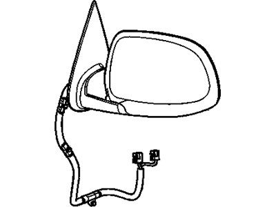 GM 88986366 Mirror,Outside Rear View