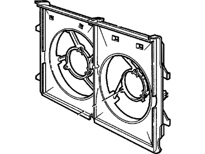 Pontiac GTO Fan Shroud - 92145776