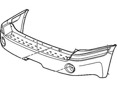 2007 GMC Envoy Bumper - 12335703