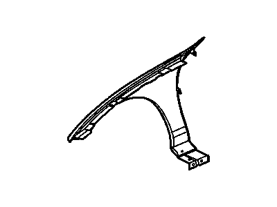 GM 15035701 Fender Assembly, Front (Export)