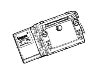 GM 23162881 Radio Assembly, Receiver & Control & Nav Eccn=7A99*Block Crbn Mount