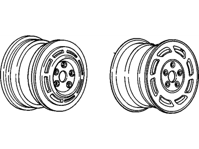 GM 12337709 Wheel Rim Unit , Aluminum(15X7)