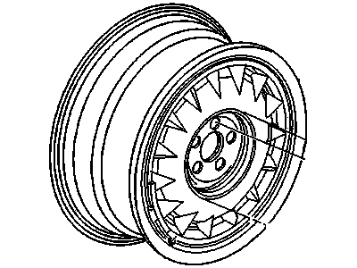 GM 25557916 Wheel Rim, 16X6.5(Tire & Wheel Rim Drwg/Original House