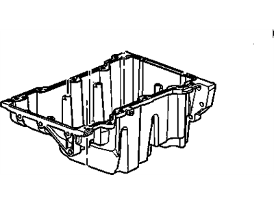 2004 Cadillac CTS Oil Pan - 19254632