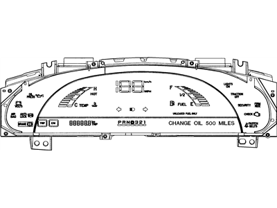 1995 Oldsmobile 98 Instrument Cluster - 16198293