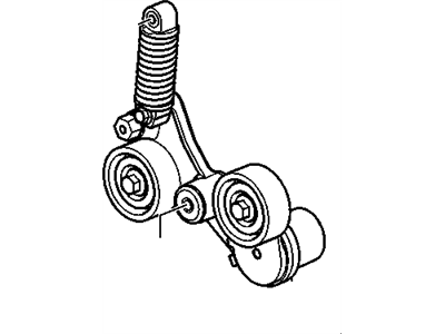 GM 12663047 Tensioner Assembly, Drive Belt