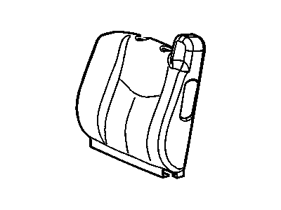 GM 88936483 Cover,Passenger Seat Back Cushion *Graphite