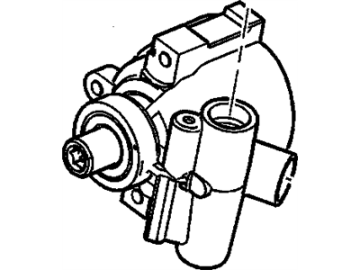 Chevrolet Trailblazer Power Steering Pump - 19418528