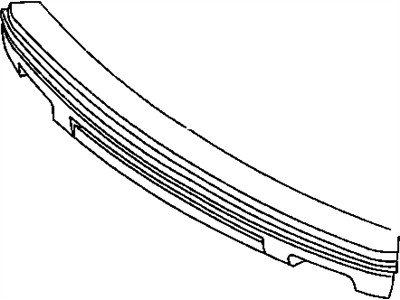 GM 16511341 Absorber,Front Bumper Fascia Energy