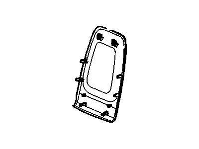GM 20926201 Panel Assembly, P/D Seat Back Cushion Finish *Titanium