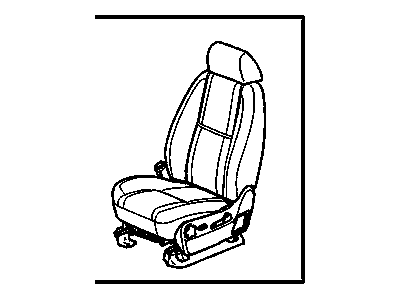 GM 25959887 Seat Assembly, Driver *Light Cashmere