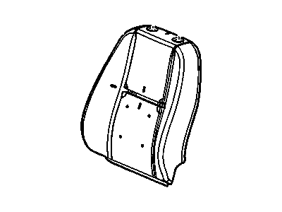 GM 15243902 Pad, Driver Seat Back Cushion