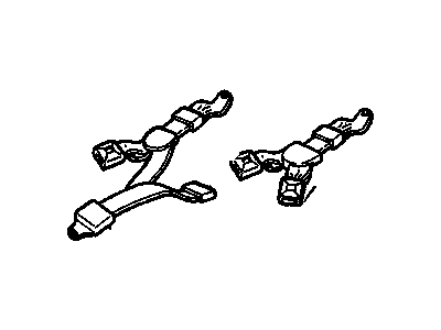 1992 Oldsmobile 88 Seat Belt - 12517768