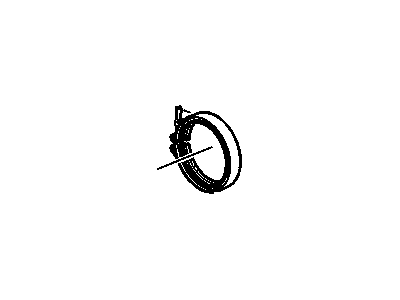 15894528 GM Clamp, Exhaust Particulate Filter Inlet Pipe Illustration 1 of 1