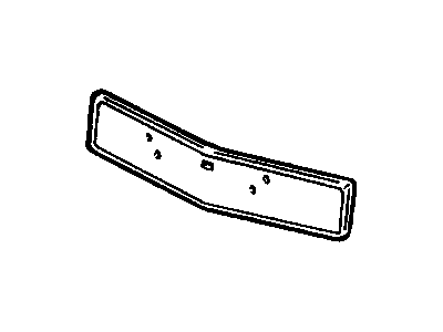 GM 3541484 Bracket Assembly, Front License