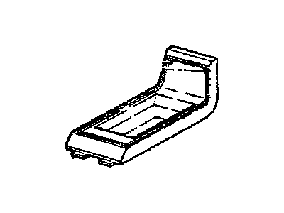 GM 14069413 Plate Assembly, Trans Floor Console Trim