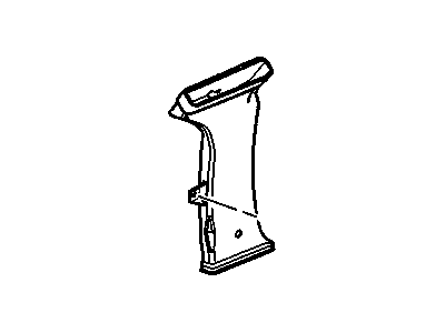GM 15174284 Duct, Auxiliary A/C Air Outlet 15174284 GM Duct, Auxiliary A/C Air Outlet Illustration 1 of 1