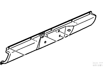 GM 15958890 Filler, Rear Bumper