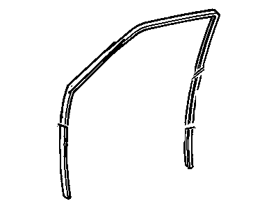 GM 15960868 Run Assembly, Front Side Door Window Rh