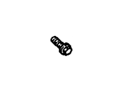 GM 20435412 Screw, Ov 80 Csk Torx Dog Point(Adhesive) *Black
