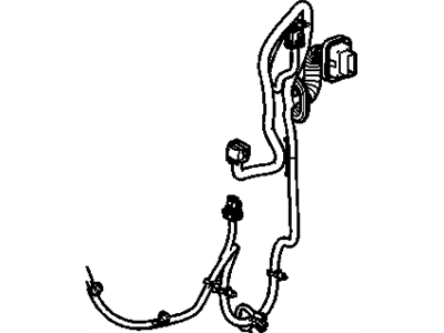 GM 15944512 Harness Assembly, Rear Door Door Lock Door Wiring