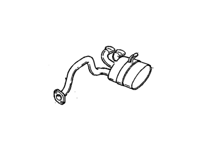 2002 Chevrolet Corvette Muffler - 88895880