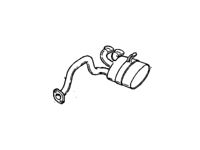 GM 10318352 Exhaust Muffler Assembly (W/ Tail Pipe)