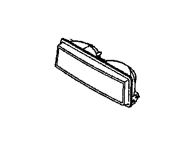 GM 16515122 Lens & Housing Asm,Headlamp