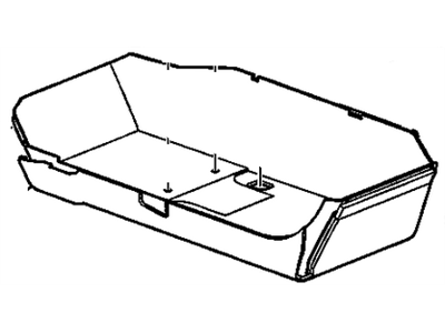 GM 25908037 Carpet Assembly, Front Floor Panel *Ebony