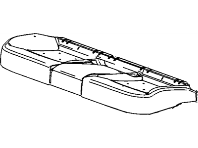 GM 26207114 Pad Assembly, Rear Seat Cushion (W/ Wire)