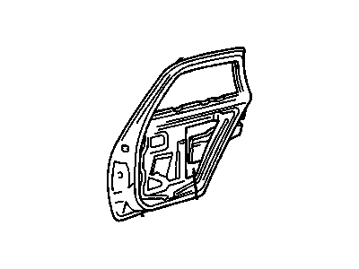 GM 10077906 Panel Assembly, Rear Side Door Outer