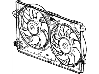 2019 Chevrolet Impala Fan Shroud - 22747159