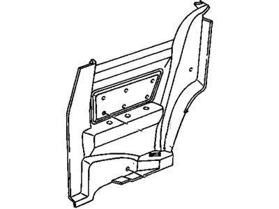 GM 22573308 Panel, Qtr Lwr Tr Fin *Gray