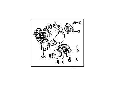 GM 94854528 Fuel Injection Air Meter Body