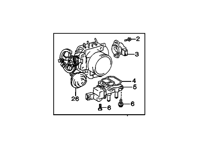 1994 Chevrolet Prizm Throttle Body - 94854528