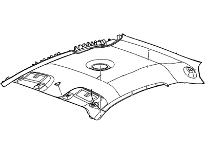 GM 20860308 Panel Assembly, Headlining Trim *Light Opel *Gray