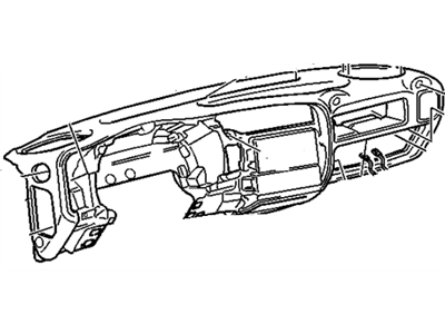 GM 15184731 Panel Assembly, Instrument *Graphite