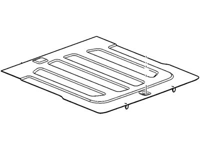 GM 95920252 Carpet Assembly, Rear Compartment Floor Panel<Do Not Use Conical*Vy Dark Pewter