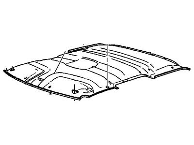 GM 15192487 Panel Assembly, Headlining Trim *Pewter R