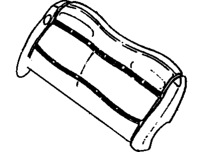 2005 Pontiac Grand Am Seat Cushion Pad - 22604944