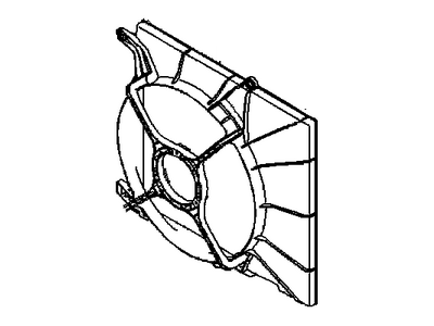 GM 93740541 Shroud,Engine Coolant Fan