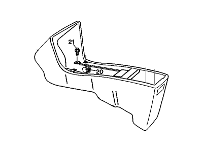 1997 Chevrolet Monte Carlo Center Console - 10263815