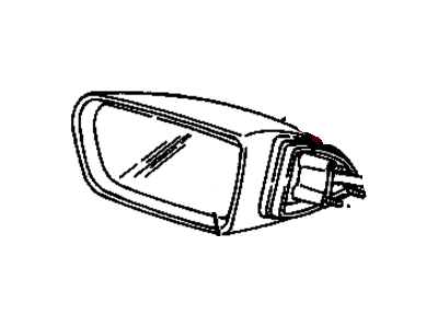 Chevrolet Corsica Mirror Cover - 12502083