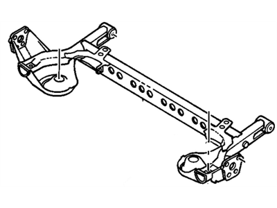 GM 18023244 Rear Axle Assembly (W/O Brake)