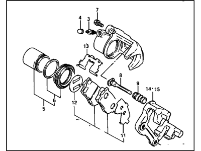 1995 Pontiac Sunrunner Brake Calipers - 30010283